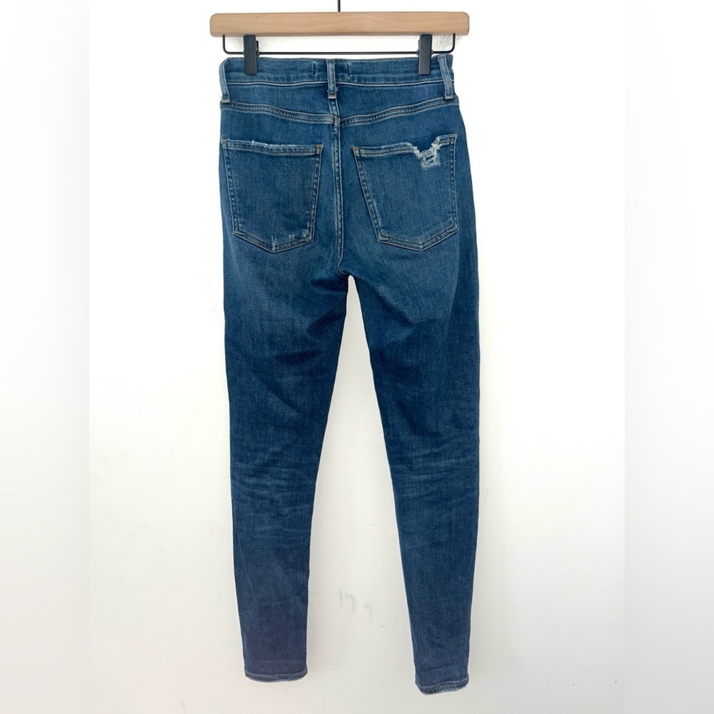 AGOLDE Sophie Mid Rise Ankle Skinny Blue Jeans Size 25 - Picture 7 of 9